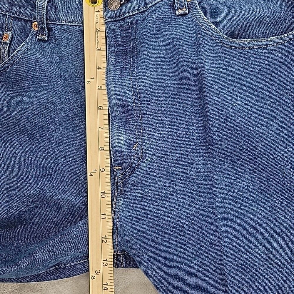 Levis 517 Mens Jeans Measures Size 36x27 Boot Cut Probably Hemmed Nice - Picture 8 of 14